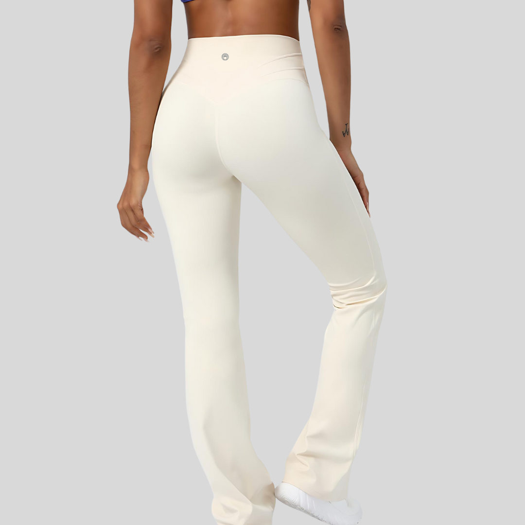 Cove Flare Leggings White Ivory