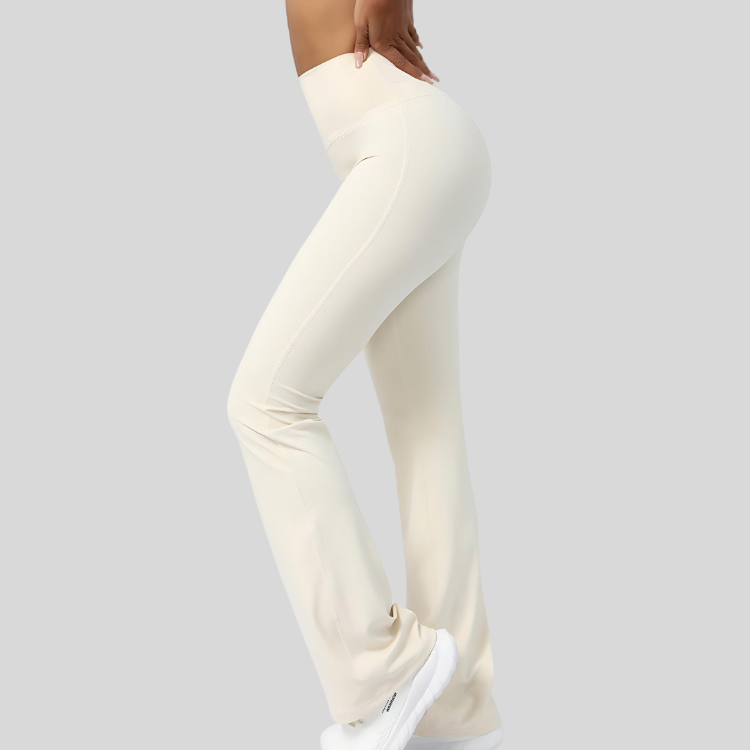 Cove Flare Leggings White Ivory