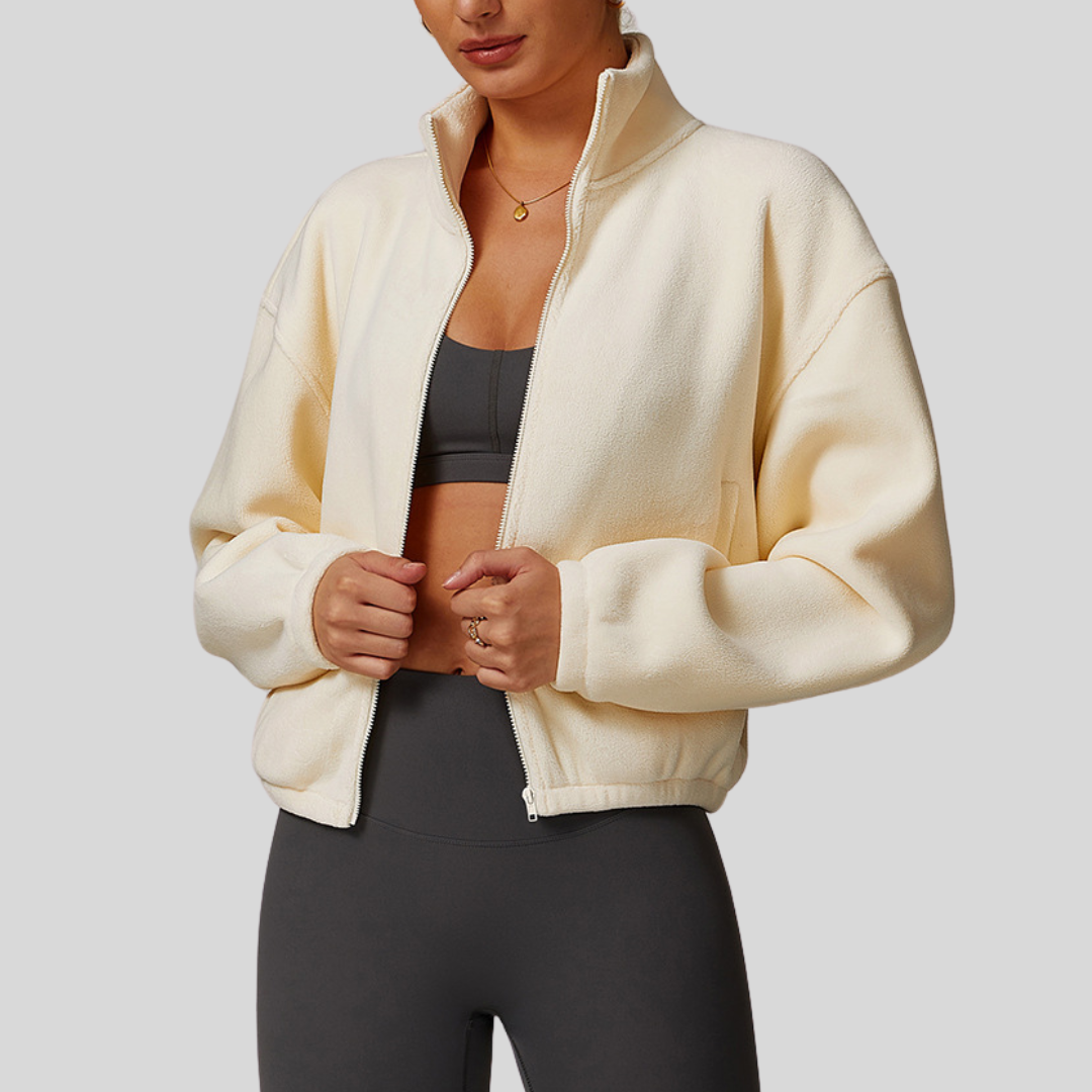 Teddy Jacket White