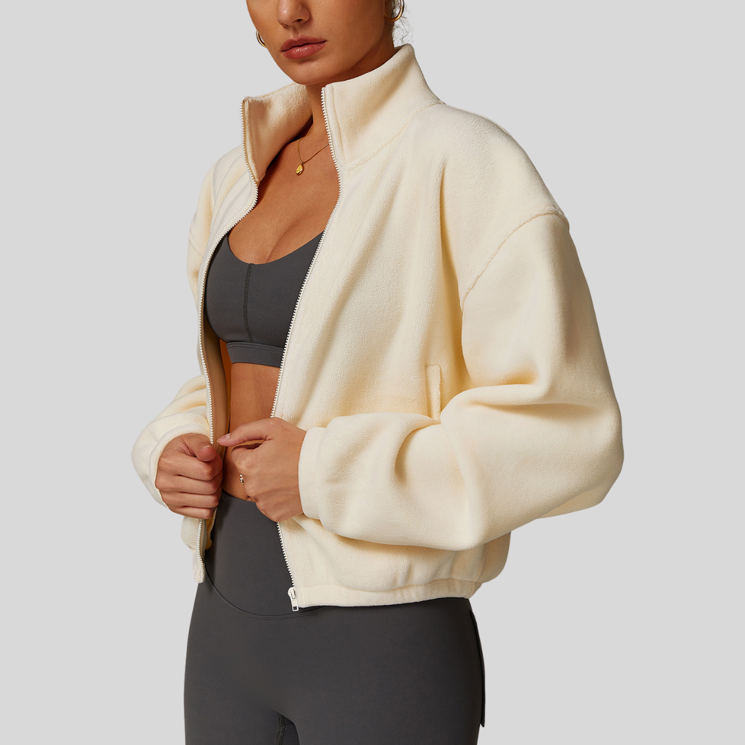 Teddy Jacket White