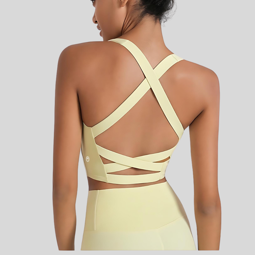 Gaia Sports Bra Light Yellow