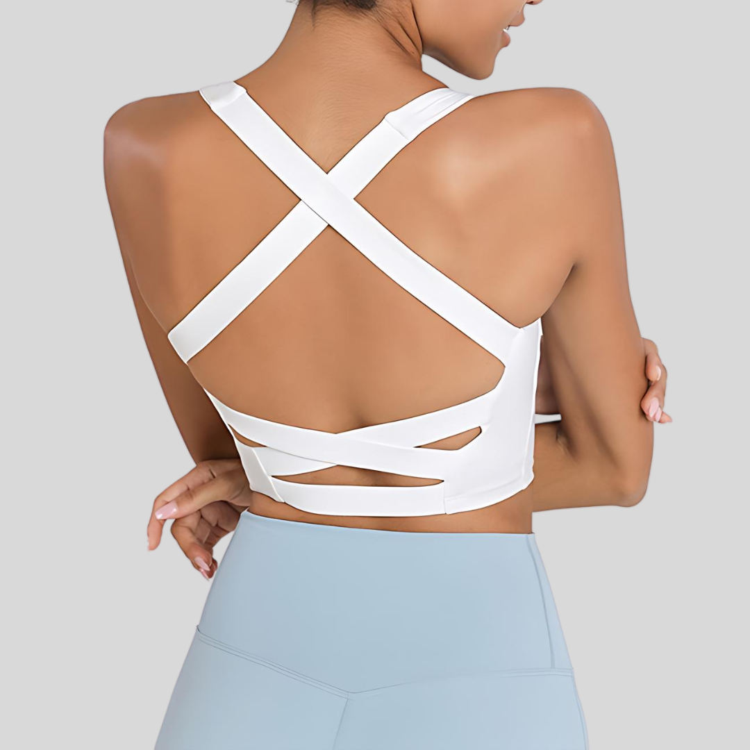 Gaia Sports Bra White