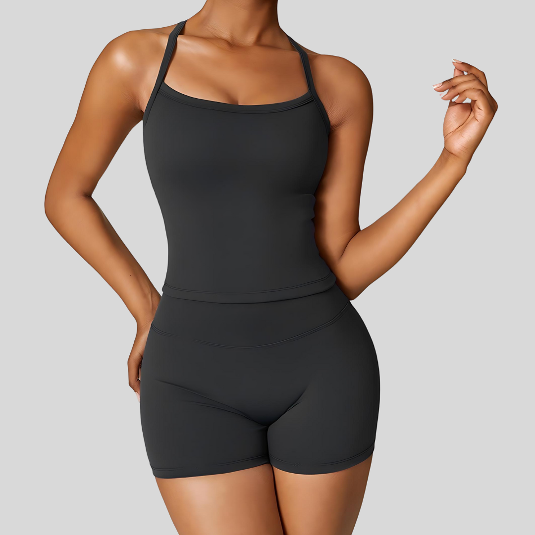 Lia Activewear Top Black