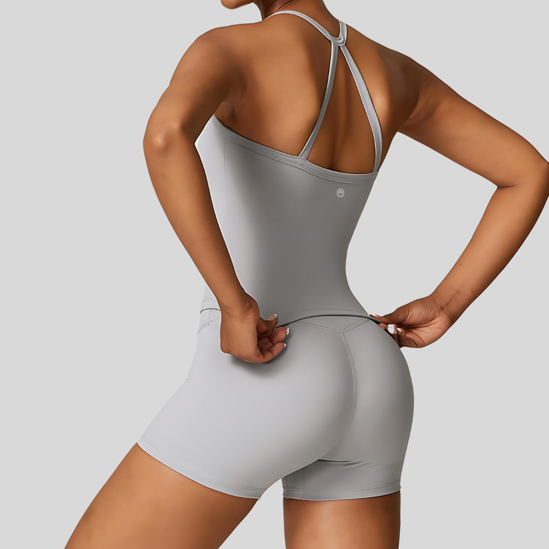 Lia Activewear Top Gray