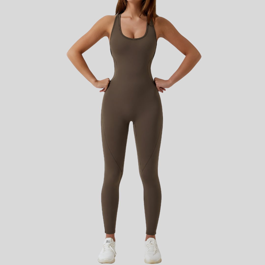 Anya Jumpsuit Brown