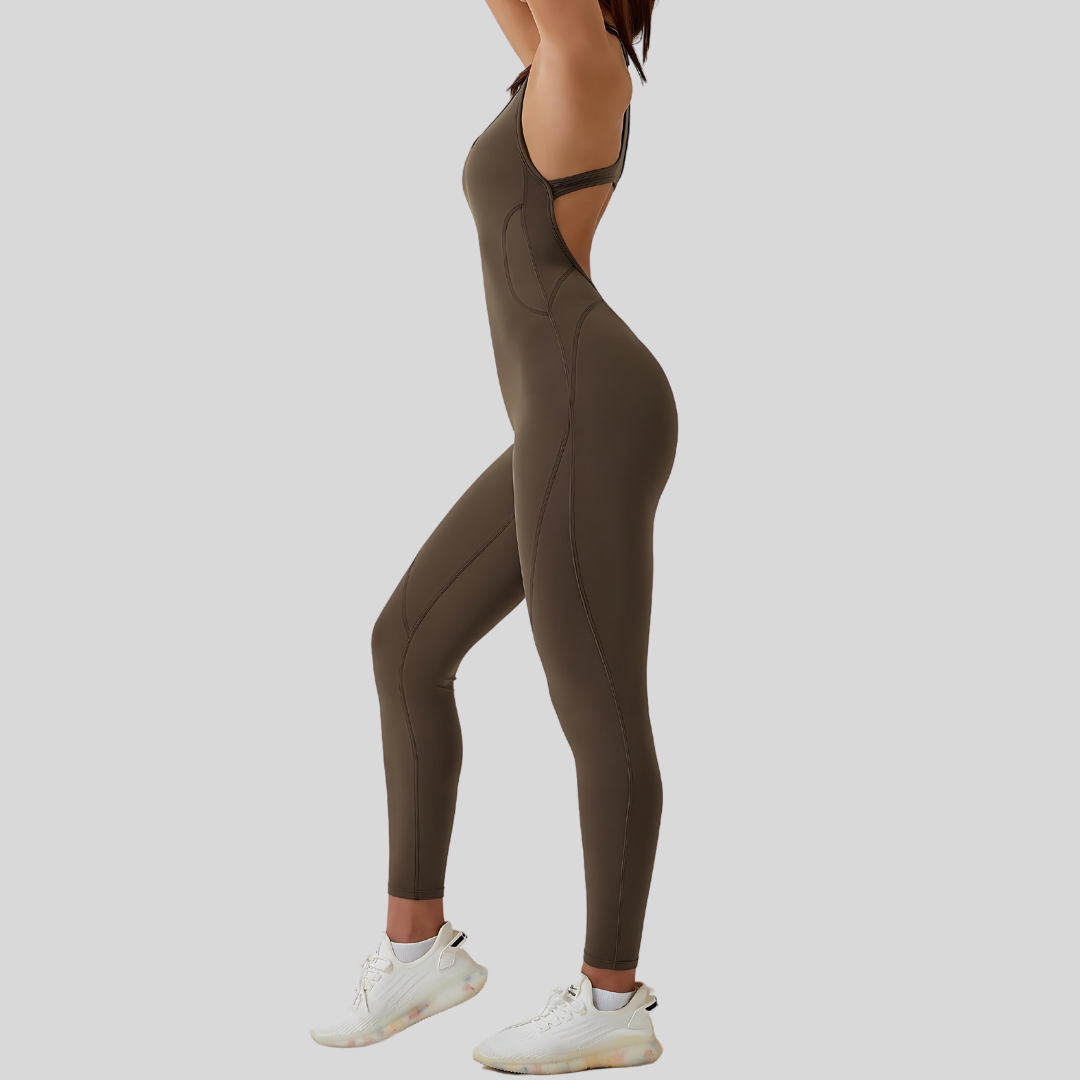 Anya Jumpsuit Brown