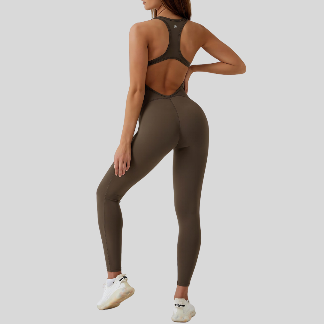 Anya Jumpsuit Brown