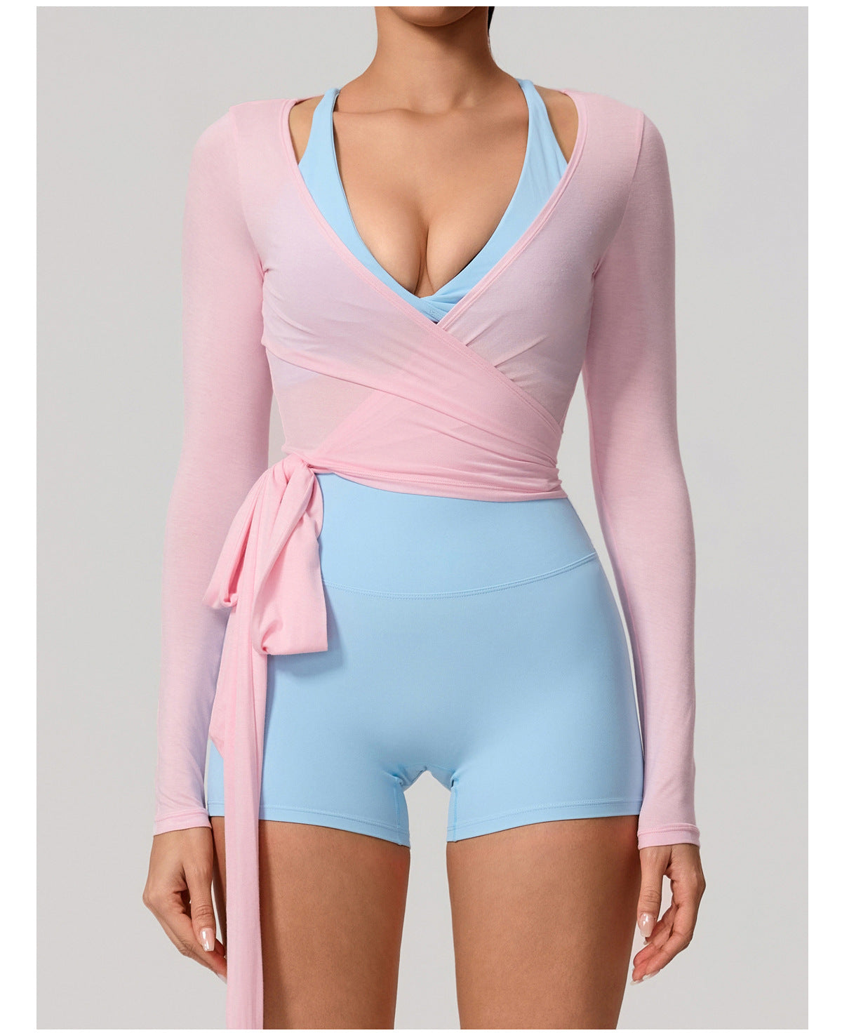 Wrap Top Pink