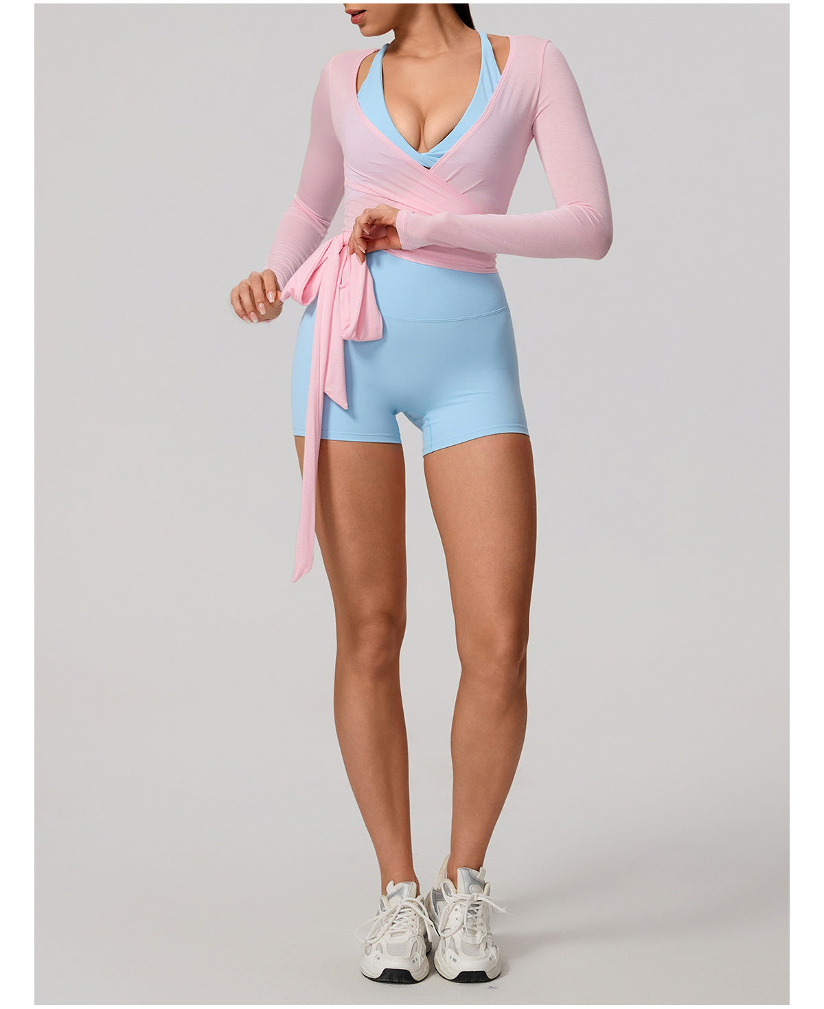 Wrap Top Pink