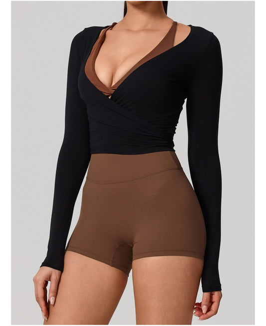 Wrap Top Black