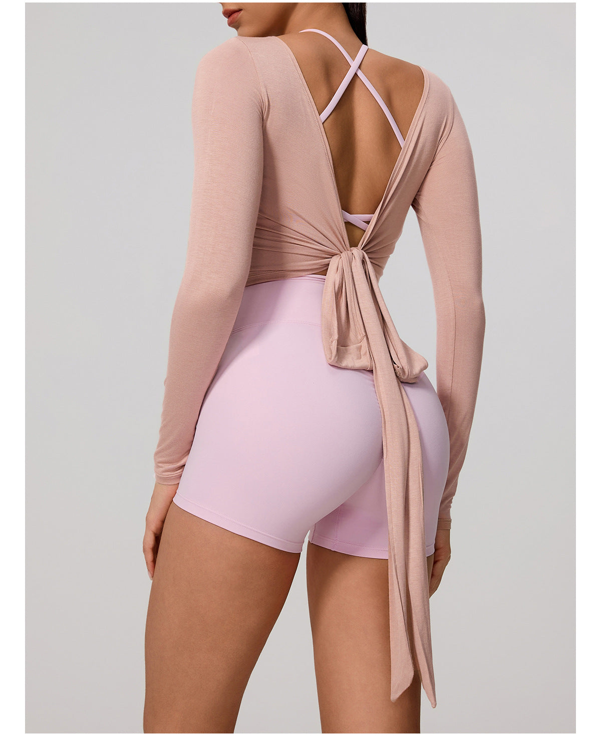 Wrap Top Nude