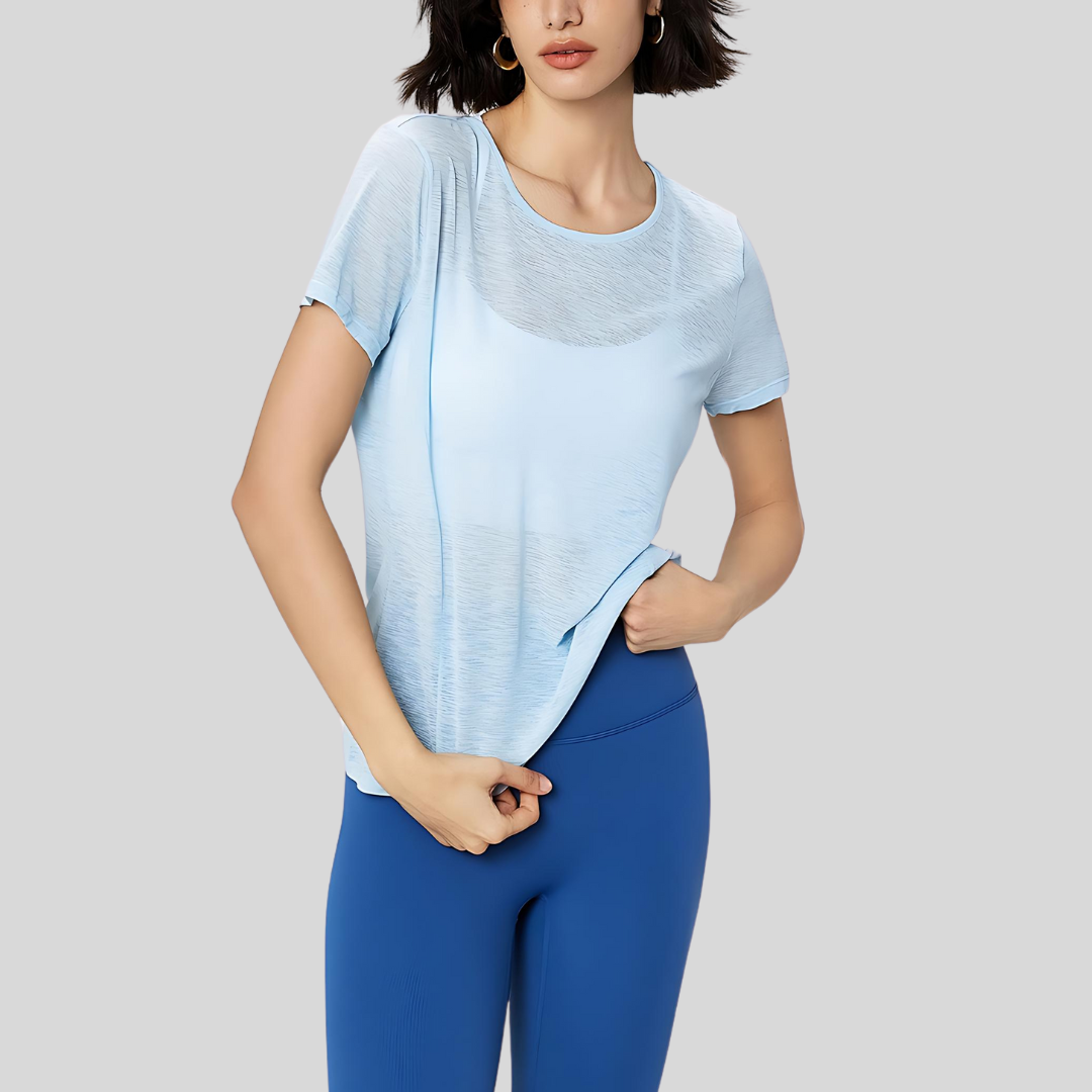 Iris Active Top Blue